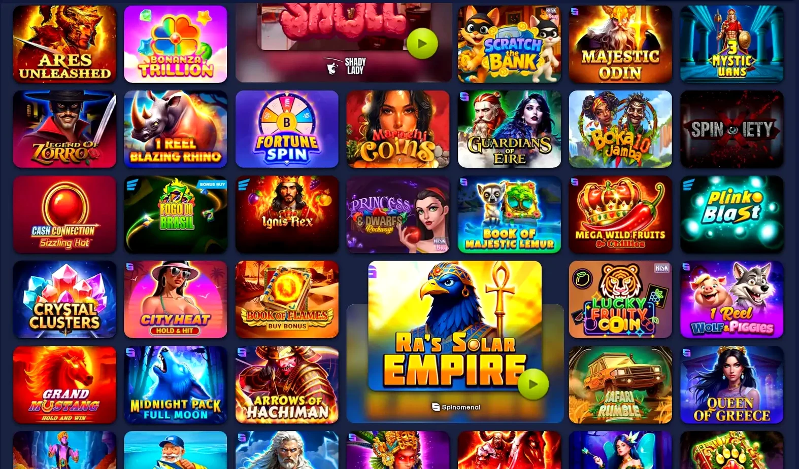 Игровая платформа Спинто