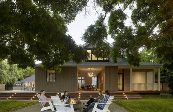 В тени виноградника и ореховых деревьев: реконструированный дом в Калифорнии